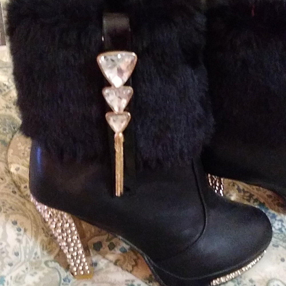 Sexy Gem Ankle Boots